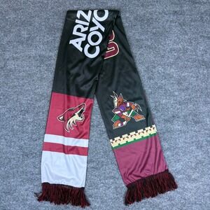 Arizona Coyotes Hockey Scarf Fan Gear‎ Ice NHL Team Logo Fringe